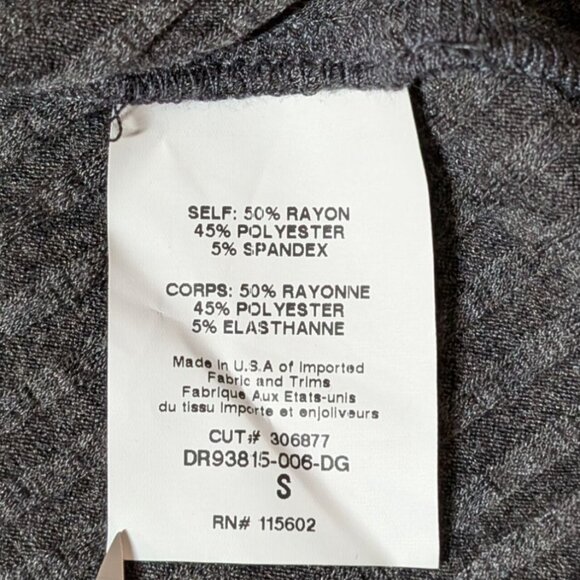 Lush Bodycon Dress NWT Sleeveless Asymmetrical Maxi Dress Small Charcoal Gray - Picture 4 of 9